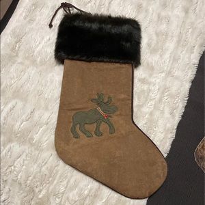 Moose Christmas stocking